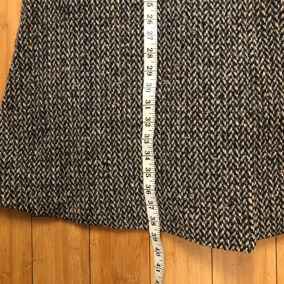 Vintage 60s 70s Jill Jr Wool Blend Confetti Gray Coat Jacket Blazer size S/M - Picture 11 of 11